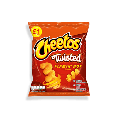 Cheetos Twisted Flamin Hot UK